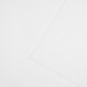 27" x 96" Cushing Winter White Solid Color Sheer Pinch Pleat Curtain Panels (Set of 2)