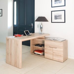 Cuuba Libre L-Shape Desk, 29.92'' H X 55.12'' W X 46.85'' D
