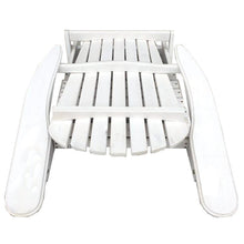 Load image into Gallery viewer, White Cuyler Solid Wood Folding Adirondack Chair 2066
