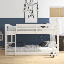 Load image into Gallery viewer, Cvyatko Standard Bunk Bed by Harriet Bee twin over twin

