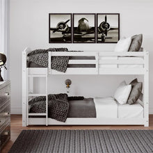 Load image into Gallery viewer, Twin Over Twin Cvyatko Standard Bunk Bed
