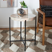 Load image into Gallery viewer, Cylena Genuine  Marble End Table 5431RR
