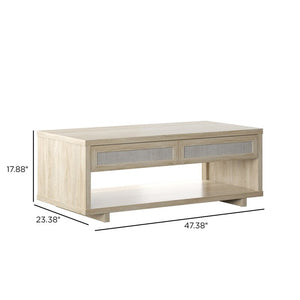 Cyprych Sled Coffee Table with Storage 7460RR