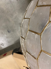 Load image into Gallery viewer, Leonard 1 - Light Unique / Statement Globe Pendant with Capiz Accents
