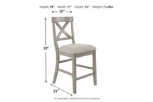 Load image into Gallery viewer, Parellen Counter Height Bar Stool (Set of 2) MRM3964
