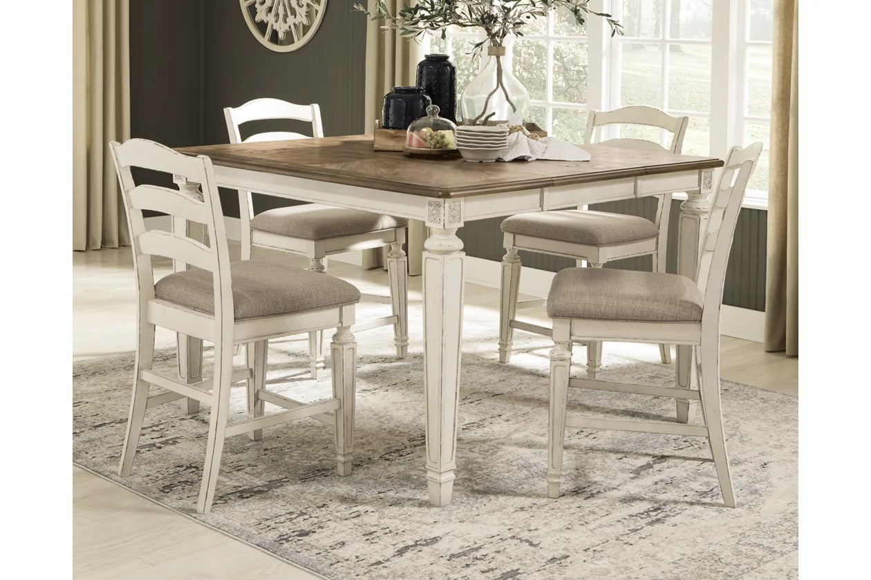 Realyn Counter Height Extendable Dining Table 3139AH