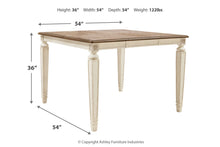 Load image into Gallery viewer, Realyn Counter Height Extendable Dining Table 3139AH
