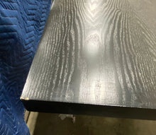 Load image into Gallery viewer, Furniture of America Antoine Lighted Wood Pedestal Dining Table in Black
