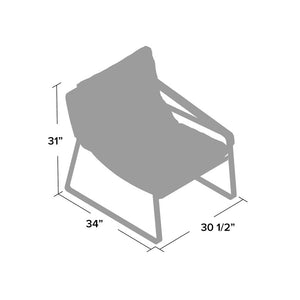 Dareau 32" Lounge Chair, #6175