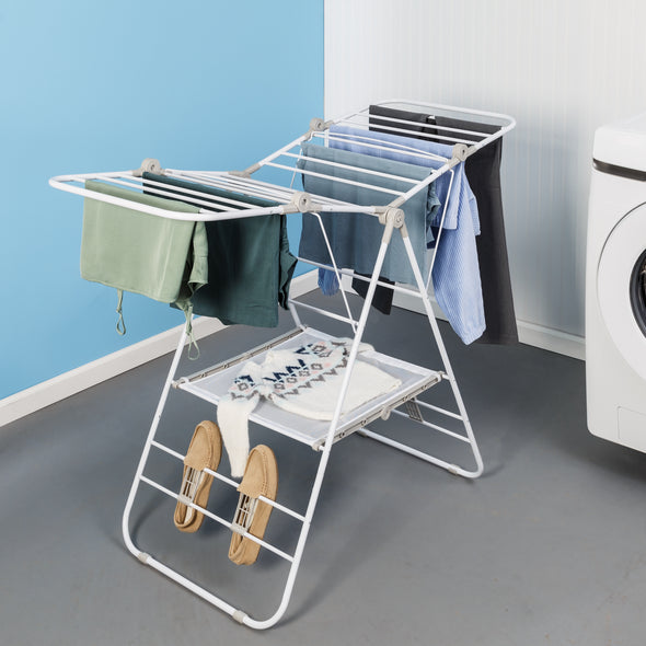 Large Folding Wing Clothes Drying Rack
