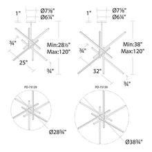 Load image into Gallery viewer, Parallax LED Chandelier
