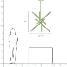 Load image into Gallery viewer, Parallax LED Chandelier
