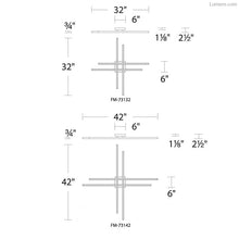 Load image into Gallery viewer, Parallax LED Wall / Flushmount
