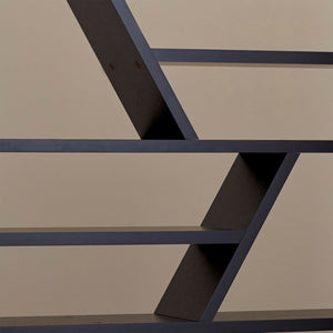 Dailey 70.88'' H x 47.25'' W Geometric Bookcase