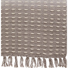 Load image into Gallery viewer, Gray Daisetta Rectangular Table Runner
