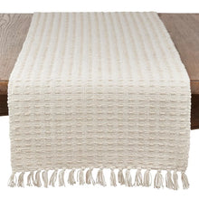 Load image into Gallery viewer, Natural Daisetta Table Runner 16&quot; x 72&quot;
