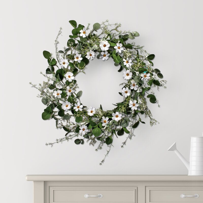 Green; White Daisy and Honeysuckle 26