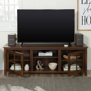 Dark Walnut Dake TV Stand for TVs up to 75"