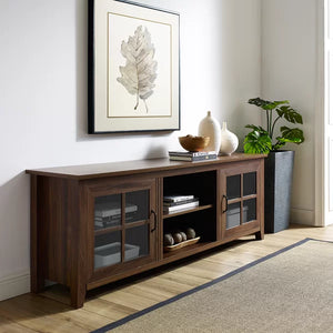 Dark Walnut Dake TV Stand for TVs up to 75"