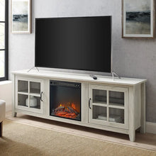 Load image into Gallery viewer, Dake TV Stand for TVs up to 78&quot; with Fireplace Included
