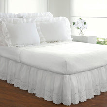 Load image into Gallery viewer, Dakota 14&quot; King Bed Skirt - White (1264ND)

