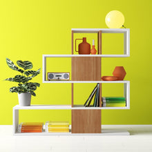 Load image into Gallery viewer, Dakota 43&#39;&#39; H x 47&#39;&#39; W Geometric Bookcase *AS-IS* 7513RR
