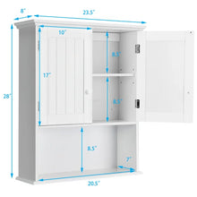 Load image into Gallery viewer, Dalila 23.5&#39;&#39; W x 28&#39;&#39; H x 8&#39;&#39; D Wall Mounted Bathroom Cabinet
