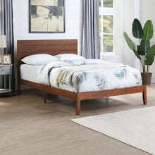 Load image into Gallery viewer, Dark Brown Damaris Queen Solid Wood Platform Bed MRM2058
