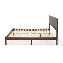 Load image into Gallery viewer, Dark Brown Damaris Queen Solid Wood Platform Bed MRM2058
