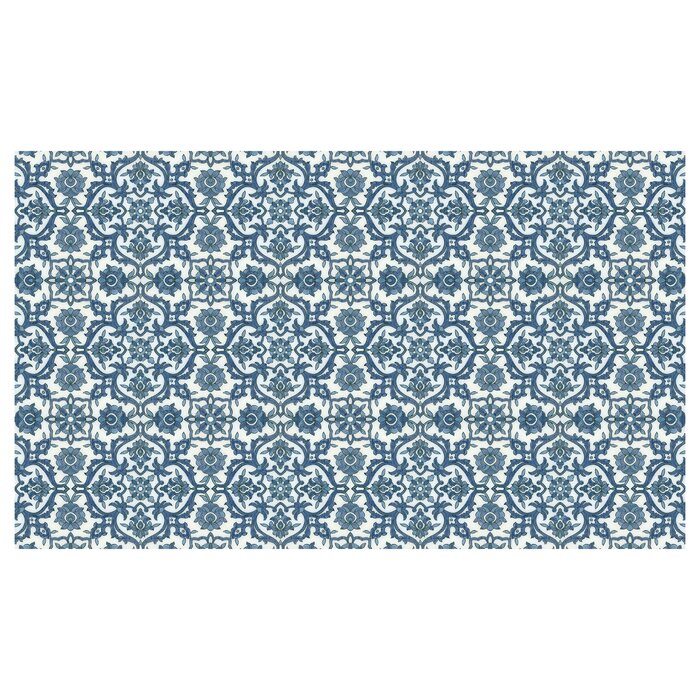 Damascus Decorative Kitchen Mat, Rectangle 3' x 5'