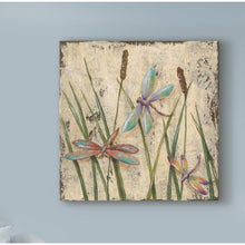 Load image into Gallery viewer, Dancing Dragonflies I by Jade Reynolds - Wrapped Canvas Print, 18&quot; H x 18&quot; W x 2&quot; D
