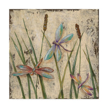 Load image into Gallery viewer, Dancing Dragonflies I by Jade Reynolds - Wrapped Canvas Print, 18&quot; H x 18&quot; W x 2&quot; D
