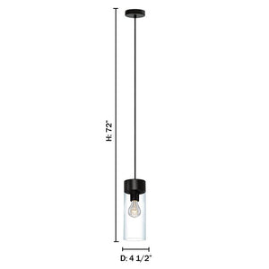 Daniell 1 - Light Single Cylinder Pendant #2147HW