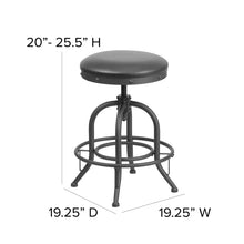 Load image into Gallery viewer, Danita Swivel Adjustable Height Bar Stool, Set of 2 (2 BOXES)
