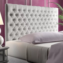 Load image into Gallery viewer, Dannett Queen Upholstered Panel Headboard

