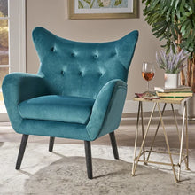 Load image into Gallery viewer, Danney 30&#39;&#39; Wide Tufted Velvet Wingback Chair
