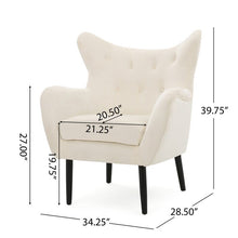 Load image into Gallery viewer, Danney Upholstered Wingback Chair
