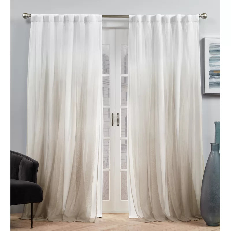 Dare Crescendo Blackout Thermal Rod Pocket Curtain Panels (Set of 2) 52