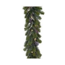 Load image into Gallery viewer, Daria 6&#39; Pinecone Garland with 35 Warm Lights
