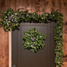 Load image into Gallery viewer, Daria 6&#39; Pinecone Garland with 35 Warm Lights

