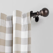 Load image into Gallery viewer, 28&quot;-48&quot; Antique Bronze Darion Adjustable Single Curtain Rod
