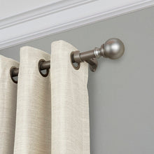 Load image into Gallery viewer, 28&quot;-48&quot; Polished Nickel Darion Adjustable Single Curtain Rod (Set of 3) 2611AH
