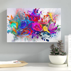 16" H x 24" W Dark Color Explosion by Ata Alishahi - Print 2862AH