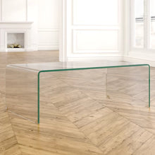 Load image into Gallery viewer, Dasher Glass Sled Coffee Table
