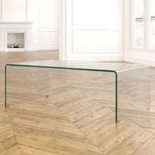 Load image into Gallery viewer, Dasher Glass Sled Coffee Table
