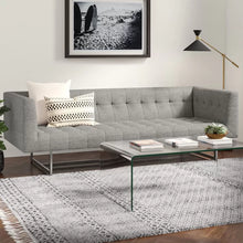 Load image into Gallery viewer, Dasher Glass Sled Coffee Table
