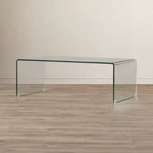 Load image into Gallery viewer, Dasher Glass Sled Coffee Table
