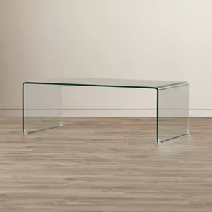 Dasher Glass Sled Coffee Table