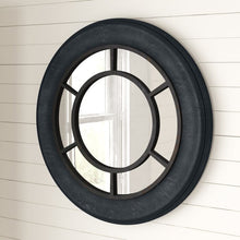 Load image into Gallery viewer, Dasher Round Wood Wall Mirror
