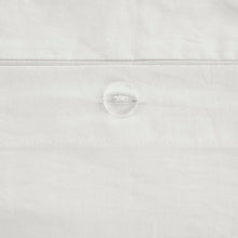 Load image into Gallery viewer, Full/Queen Duvet Cover + 2 Standard Shams White Dasya 100% Cotton 200 TC Modern &amp; Contemporary 3 Piece Duvet Cover Set
